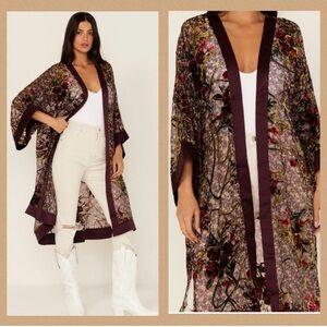 NWT Band of Gypsies Kimono- oversized size Med/Large